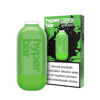 Hyper Bar Mesh | Strawberry Watermelon Bubblegum | Engångs Vape | 20mg
