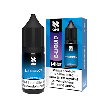 N One | Blueberry | 10ml E-Juice | 14mg Saltnikotin