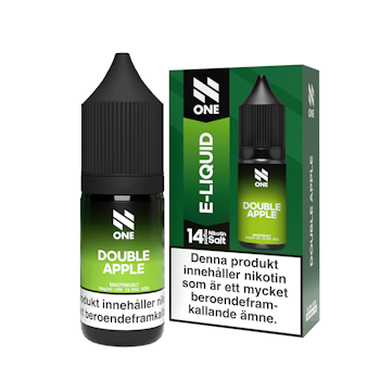N One | Double Apple | 10ml E-Juice | 14mg Saltnikotin