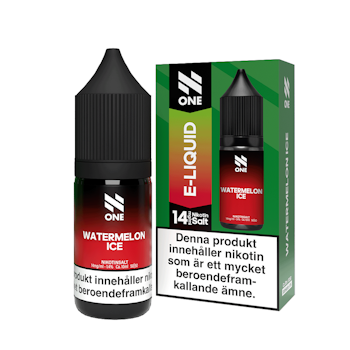 N One | Watermelon Ice | 10ml E-Juice | 14mg Saltnikotin