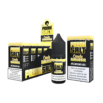 Frunk Salt | Candy Banana | 10ml E-Juice | 14mg Saltnikotin