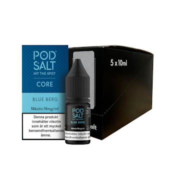 Pod Salt Core | Blue Berg | 10ml E-Juice | 14mg Saltnikotin