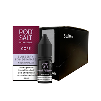 Pod Salt Core | Blueberry Pomegranate | 10ml E-Juice | 14mg Saltnikotin