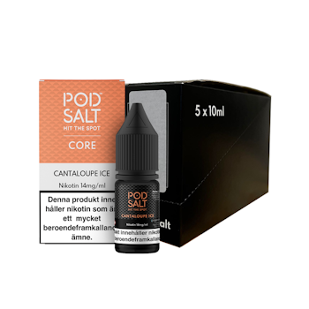 Pod Salt Core | Cantaloupe Ice | 10ml E-Juice | 14mg Saltnikotin