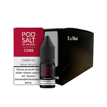 Pod Salt Core | Cherry Ice | 10ml E-Juice | 14mg Saltnikotin