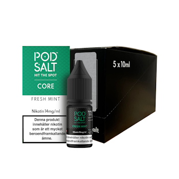 Pod Salt Core | Fresh Mint | 10ml E-Juice | 14mg Saltnikotin
