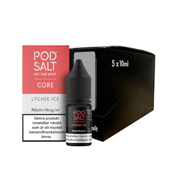 Pod Salt Core | Lychee Ice | 10ml E-Juice | 14mg Saltnikotin