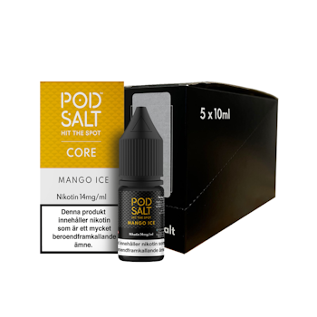 Pod Salt Core | Mango Ice | 10ml E-Juice | 14mg Saltnikotin