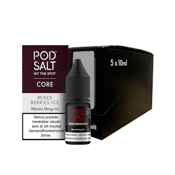 Pod Salt Core | Mixed Berries Ice | 10ml E-Juice | 14mg Saltnikotin
