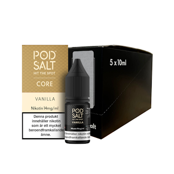 Pod Salt Core | Vanilla | 10ml E-Juice | 14mg Saltnikotin