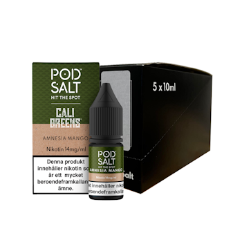 Pod Salt Fusion | Amnesia Mango | 10ml E-Juice | 14mg Saltnikotin