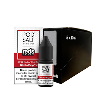 Pod Salt Fusion | Blue Razapple Ice | 10ml E-Juice | 14mg Saltnikotin
