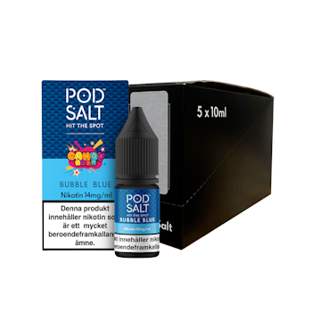 Pod Salt Fusion | Bubble Blue | 10ml E-Juice | 14mg Saltnikotin