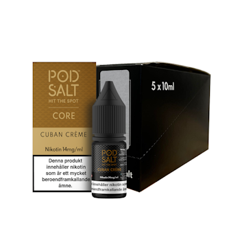 Pod Salt Origin | Cuban Creme | 10ml E-Juice | 14mg Saltnikotin