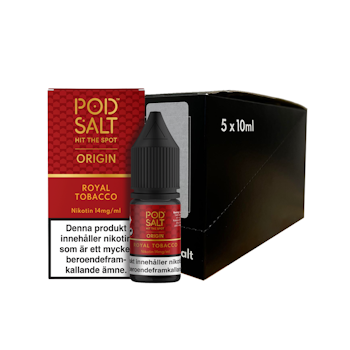 Pod Salt Origin | Royal Tobacco | 10ml E-Juice | 14mg Saltnikotin