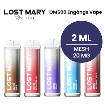 Lost Mary QM600 Vape - Blueberry Ice