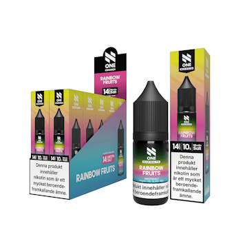N One | Rainbow Fruits | 10ml E-Juice | 14mg Saltnikotin