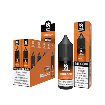 N One | Tobacco | 10ml E-Juice | 14mg Saltnikotin