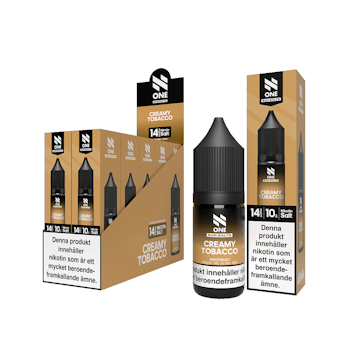 N One | Creamy Tobacco | 10ml E-Juice | 14mg Saltnikotin