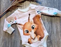 Babydjur rosa - Panel RÄV