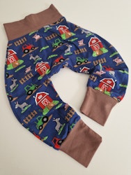 Baggybyxor bondgård storlek 86/92