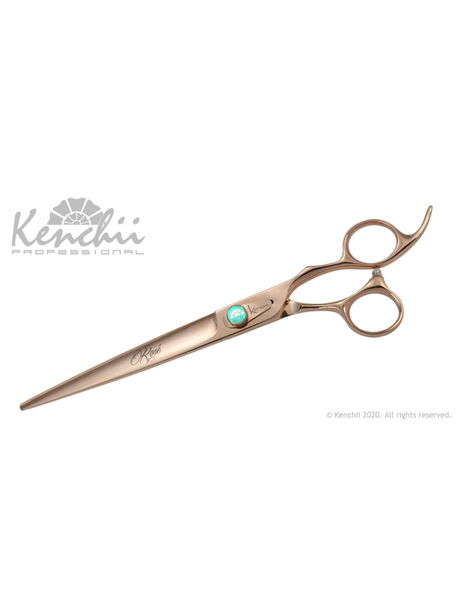 KENCHII -Rosé Gold Straight Scissor 8"