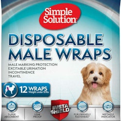 Simple Solutions Disposable pee cover Male dog XS