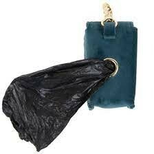 Poop bag square Kentucky Velvet Emerald