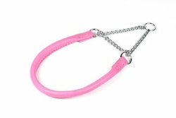 Del Mar Martingale Half Choker Necklace Pink / Silver