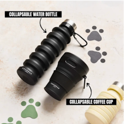 Collapsible Water Bottle - Black