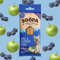 SOOPA Apple & Blueberry Dental Sticks