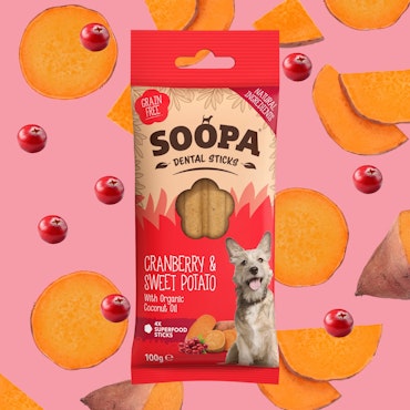 SOOPA Cranberry & Sweet Potato Dental Sticks