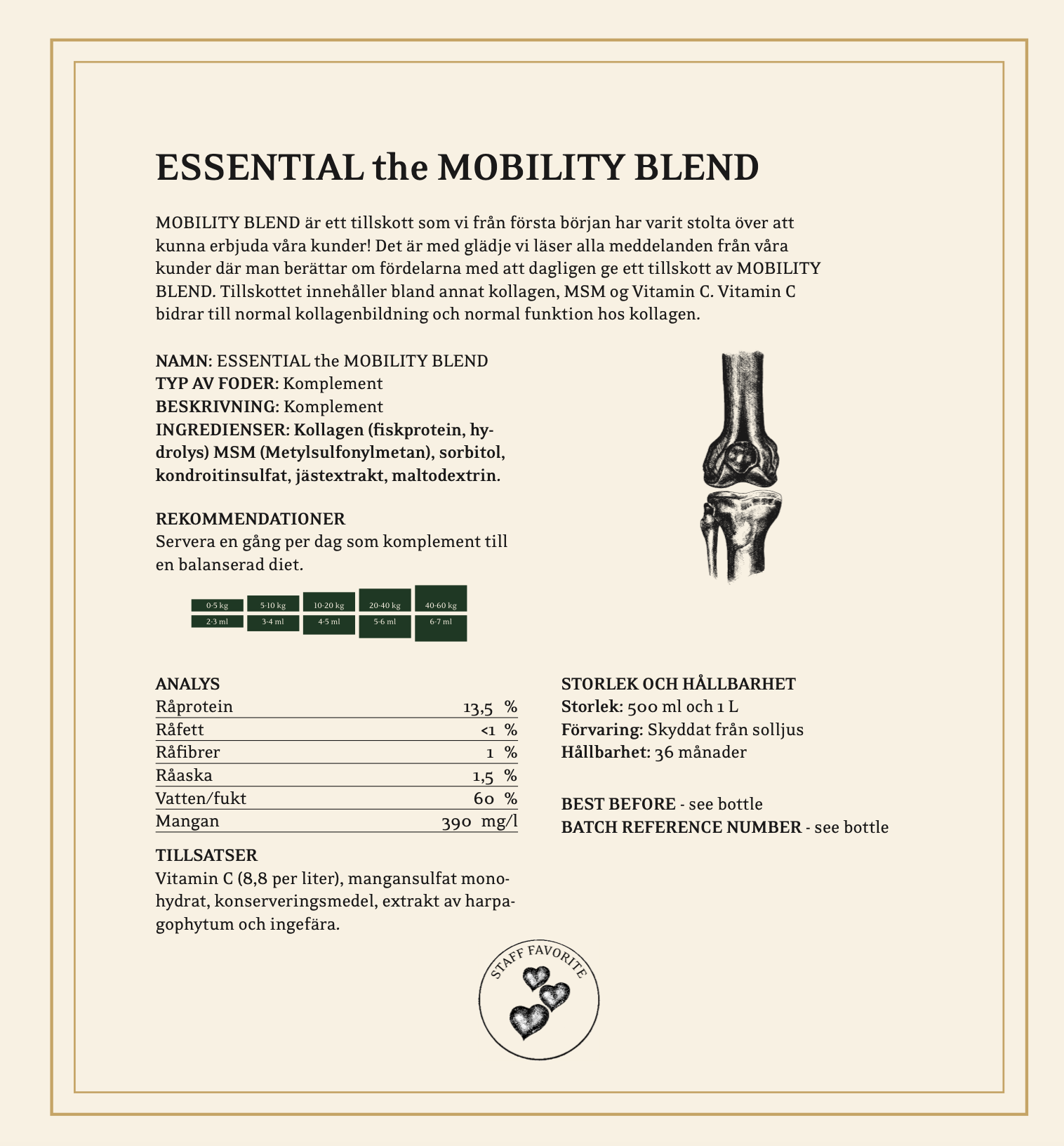 ESSENTIAL the MOBILITY BLEND 500ml