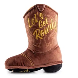 HAUTEDIGGITY DOGTOYS Brun cowboystövel
