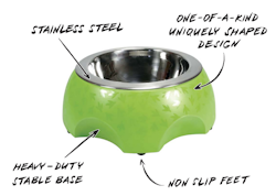 Kiwi Walker - Cheese bowl BLÅ