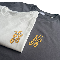 Eco T-shirt - Anthracite - Chains Print
