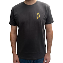 Eco T-shirt - Anthracite - Chains Print