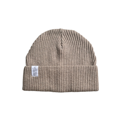 Eco Beanie - Sand - Small Label