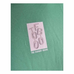 Unisex Recycled Performance T-shirt - Teal with Pattern on front