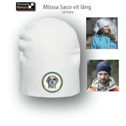 Mössa Saco lång inkl tryck 6cm