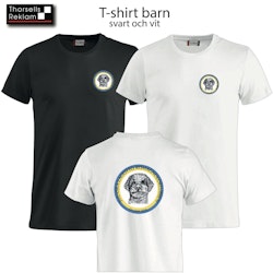 T-shirt Barn inkl brösttryck 8cm