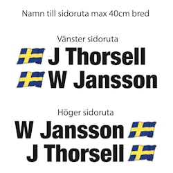 Namn till sidoruta Rally