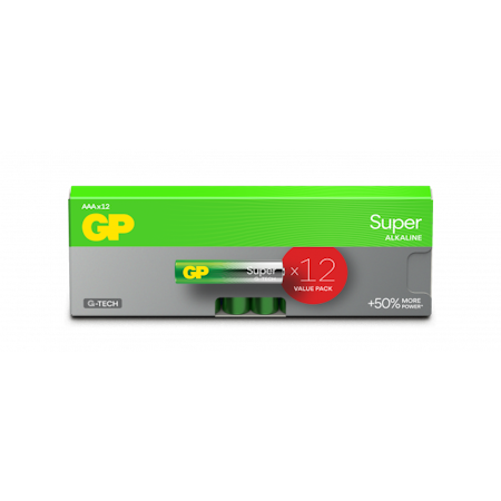 GP Super Alkaline LR03 AAA 12 pack