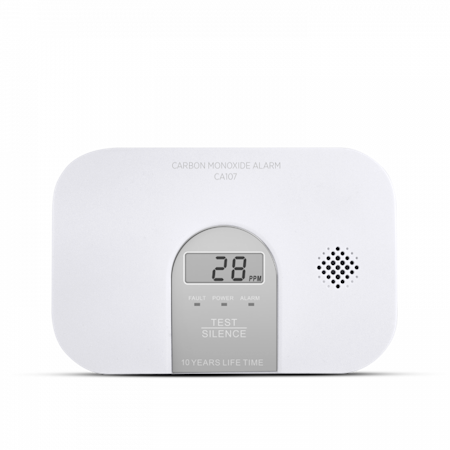 Housegard kolmonoxidlarm med LCD, inkl. 3-årsbatteri