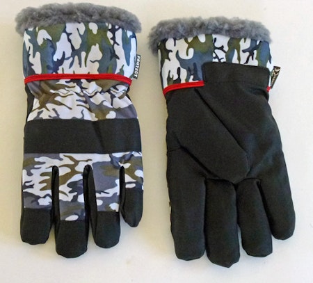 Sköna Vinter handskar Kamouflage