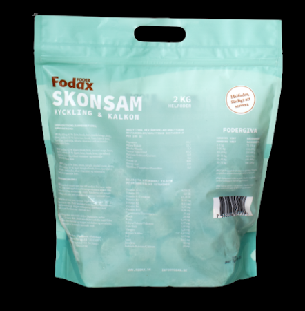 Fodax Färskfoder Skonsam Bullar 1,5 kg