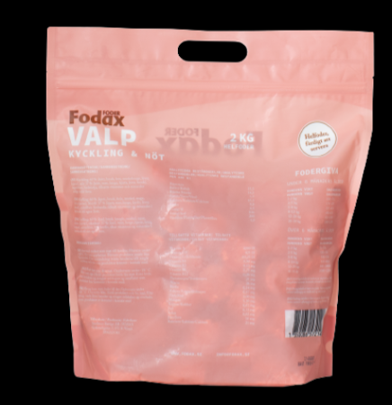 Fodax Färskfoder Valp Bullar 2 kg