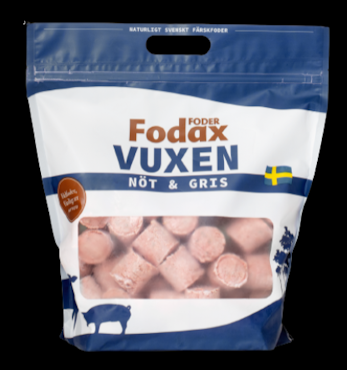 Fodax Färskfoder Vuxen Bullar 1,5 kg