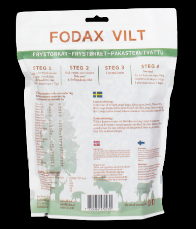 Fodax Frystorkad Vilt