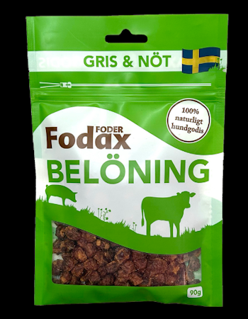 Fodax Belöning Gris-Nöt 90g